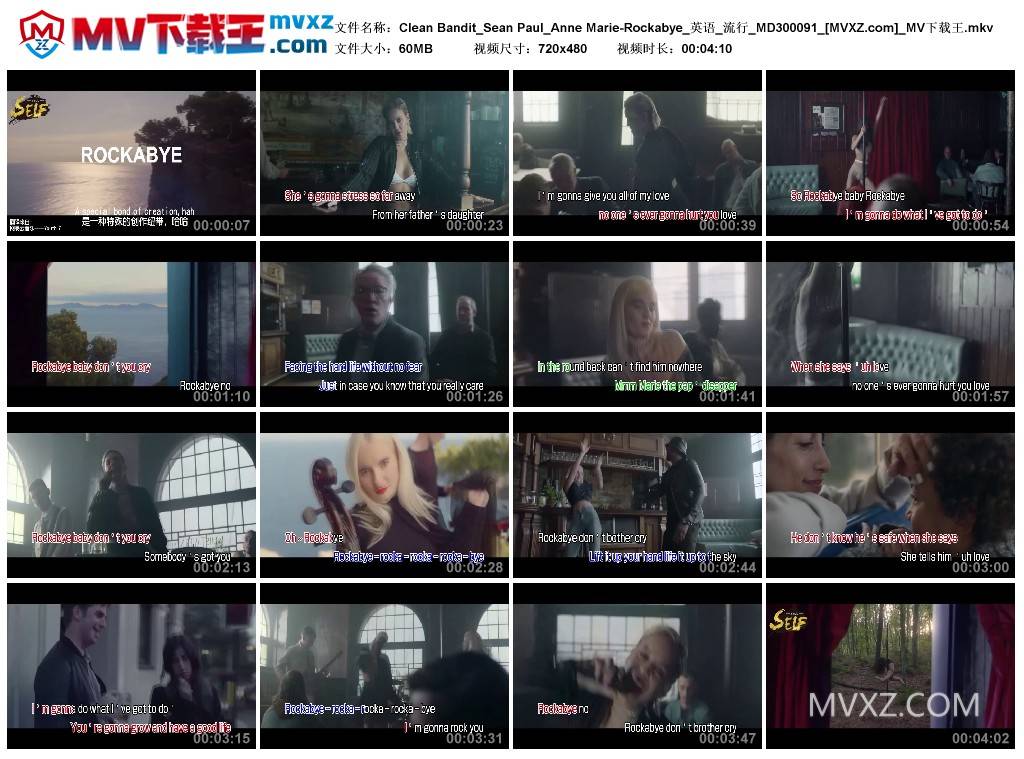 Clean Bandit_Sean Paul_Anne Marie-Rockabye_英语_流行_MD300091